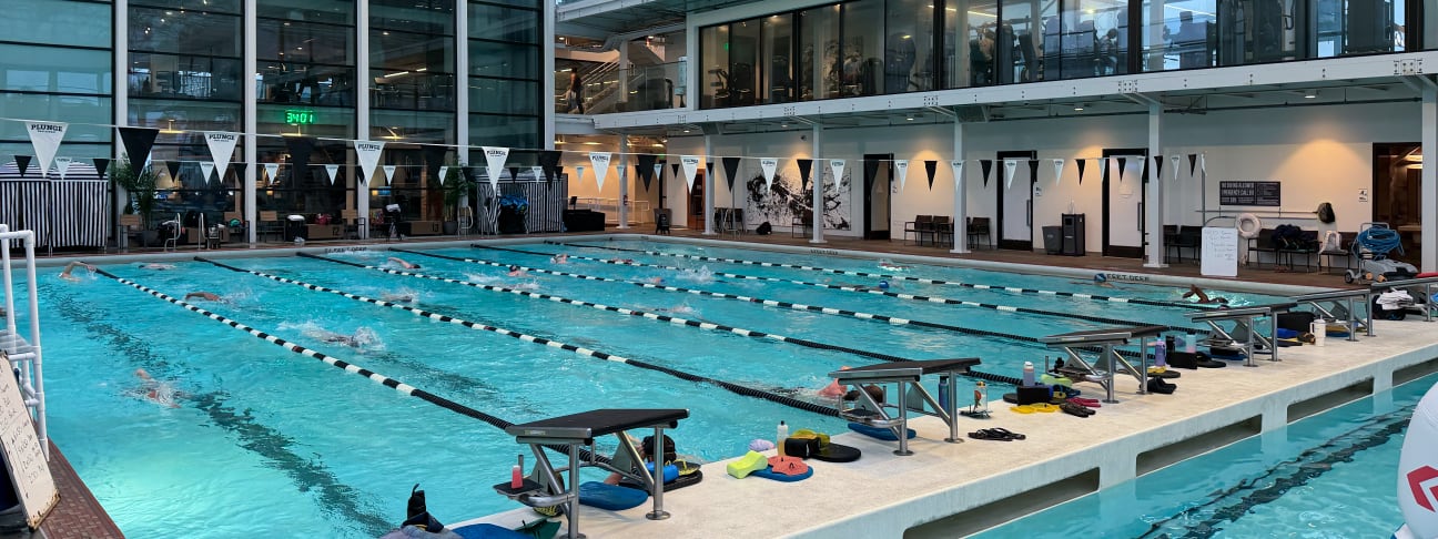 Corner of lane 1 at The Plunge